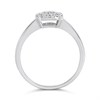9ct White Gold Diamond Cluster Ring - 15pts - D63170 Alternative Image