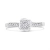 9ct White Gold Diamond Cluster Ring - 20pts - D63173 Alternative Image