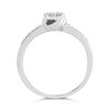 9ct White Gold Diamond Cluster Ring - 20pts - D63173 Alternative Image