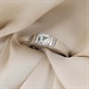 9ct White Gold Aquamarine And Diamond Ring - D63201 Alternative Image