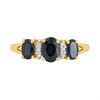 9ct Gold Sapphire And Diamond Ring - D64180 Alternative Image