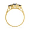 9ct Gold Sapphire And Diamond Ring - D64180 Alternative Image
