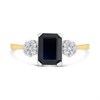 9ct Gold Sapphire And Diamond Ring - 15pts - D64182 Alternative Image
