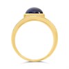 9ct Sapphire And Diamond Ring, 16pts - D6592 Alternative Image