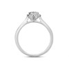 9ct White Gold Oval Diamond Cluster Ring - 20pts - D66126 Alternative Image