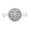9ct White Gold Diamond Cluster Ring - 30pts - D66131 Alternative Image