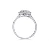 9ct White Gold Diamond Cluster Ring - 30pts - D66131 Alternative Image