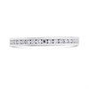 9ct White Gold Diamond Half Eternity Ring - 1/3ct - AGI Certificated - D66142 Alternative Image