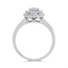 9ct White Gold Diamond Daisy Cluster Ring - 3/4ct - D66145 Alternative Image
