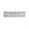 9ct White Gold Diamond Band Ring - 1/2ct - D66152 Alternative Image