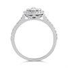9ct White Gold Diamond Cluster Ring - 40pts - D66154 Alternative Image