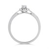 9ct White Gold Diamond Cluster Ring - 15pts - D66155 Alternative Image