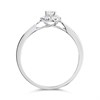 9ct White Gold Diamond Cluster Ring - 1/4ct - AGI Certificated - D66156 Alternative Image