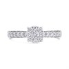 9ct White Diamond Cluster Ring - 1/2ct - D66157 Alternative Image