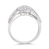 9ct White Gold 1 Carat Diamond Bow Band Ring - D66161 Alternative Image