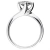 9ct White Gold Diamond Starburst Twist Cluster Ring - 1/2ct - D66187 Alternative Image