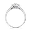 9ct White Gold Diamond Cluster Ring - 1/2ct - D66191 Alternative Image