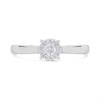 9ct White Gold Diamond Cluster Ring - 20pts - D66193 Alternative Image