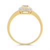 9ct Gold Sapphire And Diamond Cluster Ring - D67203 Alternative Image