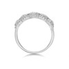9ct White Gold Diamond Cluster Band Ring - 3/4ct - D68101 Alternative Image