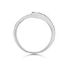 9ct White Gold Diamond Wishbone Ring - 1/4ct - D68117 Alternative Image