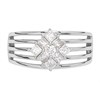 9ct White Gold Diamond Band Ring - 1/2ct - D68119 Alternative Image