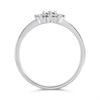9ct White Gold Diamond Cluster Ring - 1/4ct - D68124 Alternative Image