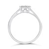9ct White Gold Diamond Halo Cluster Ring - 32pts - D68204 Alternative Image