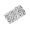9ct White Gold 1 Carat Diamond Band Ring - D6831 Alternative Image