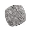 9ct White Gold 2 Carat Pave Set Diamond Band Ring - D6872 Alternative Image