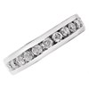 9ct White Gold Diamond Half Eternity Ring - 1/2ct - D71100 Alternative Image