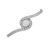 9ct White Gold Diamond Twist Ring - 20pts - D71157 Alternative Image