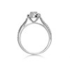 9ct White Gold Swirl Diamond Cluster Ring - 1/2ct - D71159 Alternative Image
