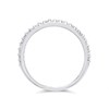 9ct White Gold Diamond Half Eternity Ring - 1/4ct - D71161 Alternative Image