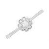 9ct White Gold Diamond Daisy Cluster Ring - 20pts - D71167 Alternative Image