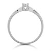 9ct White Gold Princess Cut Diamond Ring - 1/4ct - AGI Certificated - D71171 Alternative Image