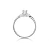 9ct White Gold Princess Cut Diamond Ring - 1/2ct - AGI Certificated - D71173 Alternative Image