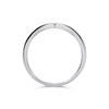9ct White Gold Diamond Wishbone Ring - 10pts - D71191 Alternative Image