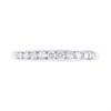 9ct White Gold Diamond Half Eternity Ring - 1/4ct - D71196 Alternative Image
