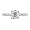 9ct White Gold Diamond Cluster Ring - 1/2ct - D71199 Alternative Image