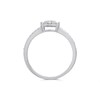 9ct White Gold Diamond Cluster Ring - 1/2ct - D71199 Alternative Image