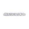 9ct White Gold Diamond Half Eternity Ring - 1/2ct - D71205 Alternative Image