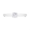 9ct White Gold Single Stone Diamond Engagement Ring - 1/3ct - D71207 Alternative Image