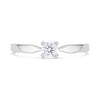 Polar Fire 9ct White Gold Diamond Solitaire Ring - 1/4ct - D71209 Alternative Image