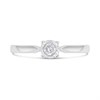 9ct White Gold Diamond Solitaire Ring - 10pts - D71211 Alternative Image