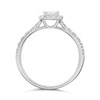9ct White Gold 1 Carat Diamond Halo Cluster Ring - D71213 Alternative Image