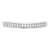 9ct White Gold Diamond Half Eternity Ring - 10pts - D71218 Alternative Image