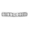 9ct White Gold Diamond Half Eternity Ring - 1/2ct - D71220 Alternative Image