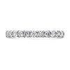 9ct White Gold Diamond Half Eternity Ring - 1/2ct - D71224 Alternative Image
