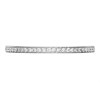 9ct White Gold Diamond Half Eternity Ring - 12pts - D71225 Alternative Image